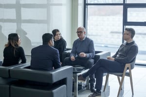 Group of people talking